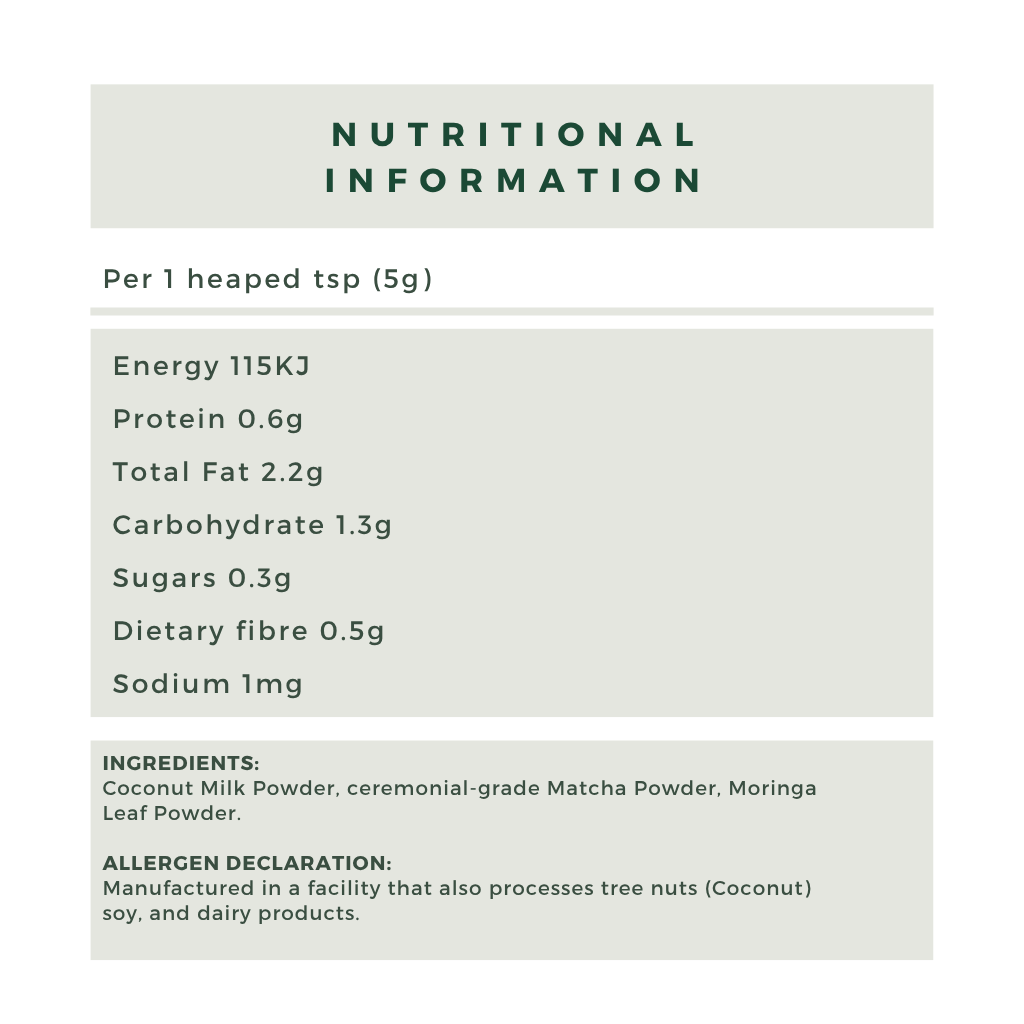 Matcha Coconut Latte